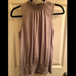 Charlotte Russe high neck satin tank